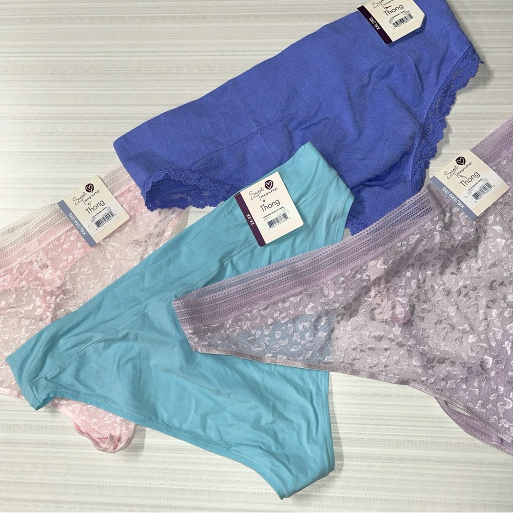 4 Secret Treasures Thong Panties Size XXL20